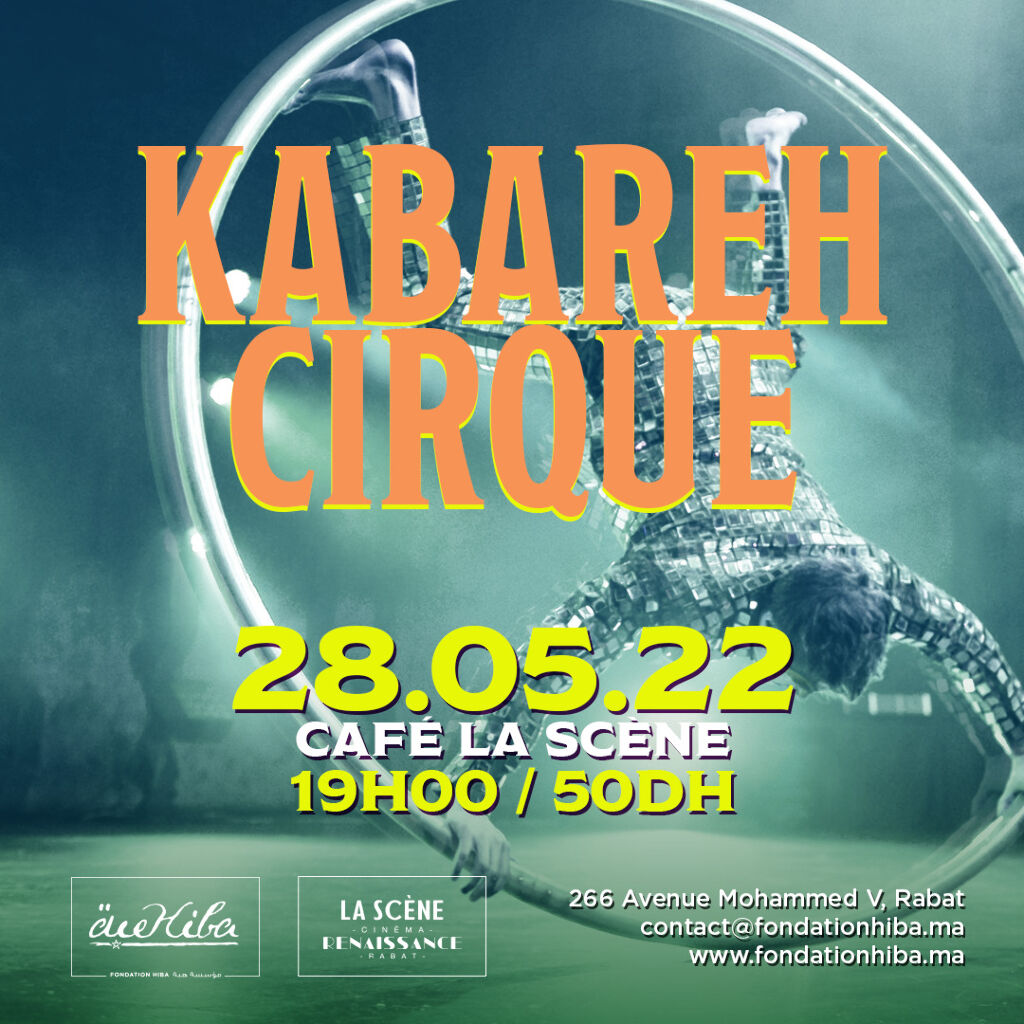 Affiche de Kabareh cirque au café La Scène