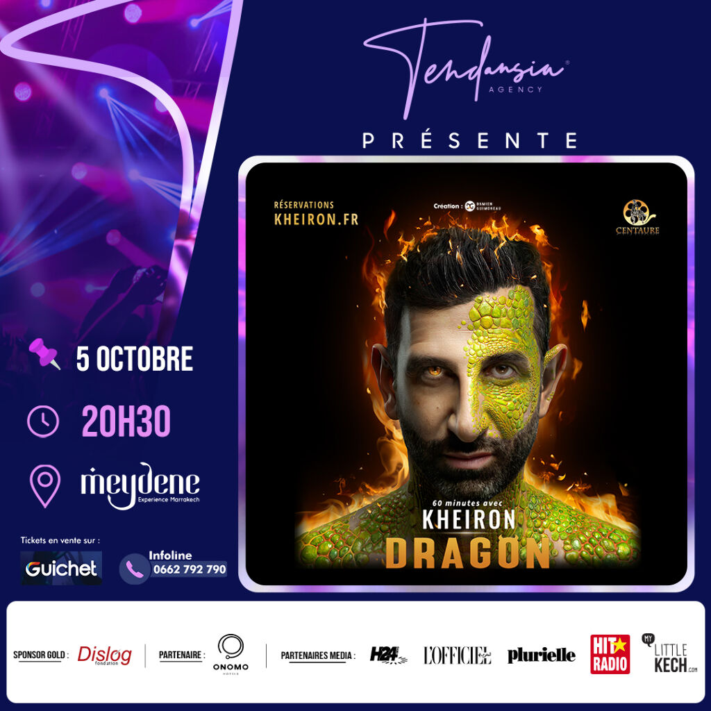 Affiche de KHEIRON - Dragon à Marrakech