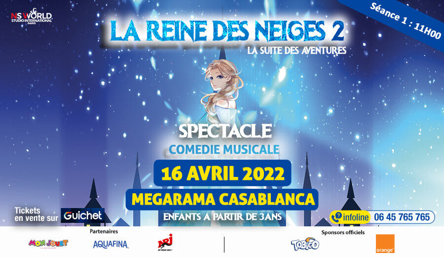 Affiche de La Reine des Neiges 2 - Le Spectacle