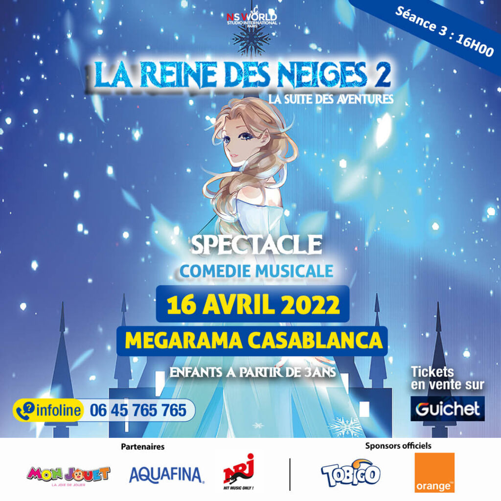 Affiche de La Reine des Neiges 2 - Le Spectacle (16H)