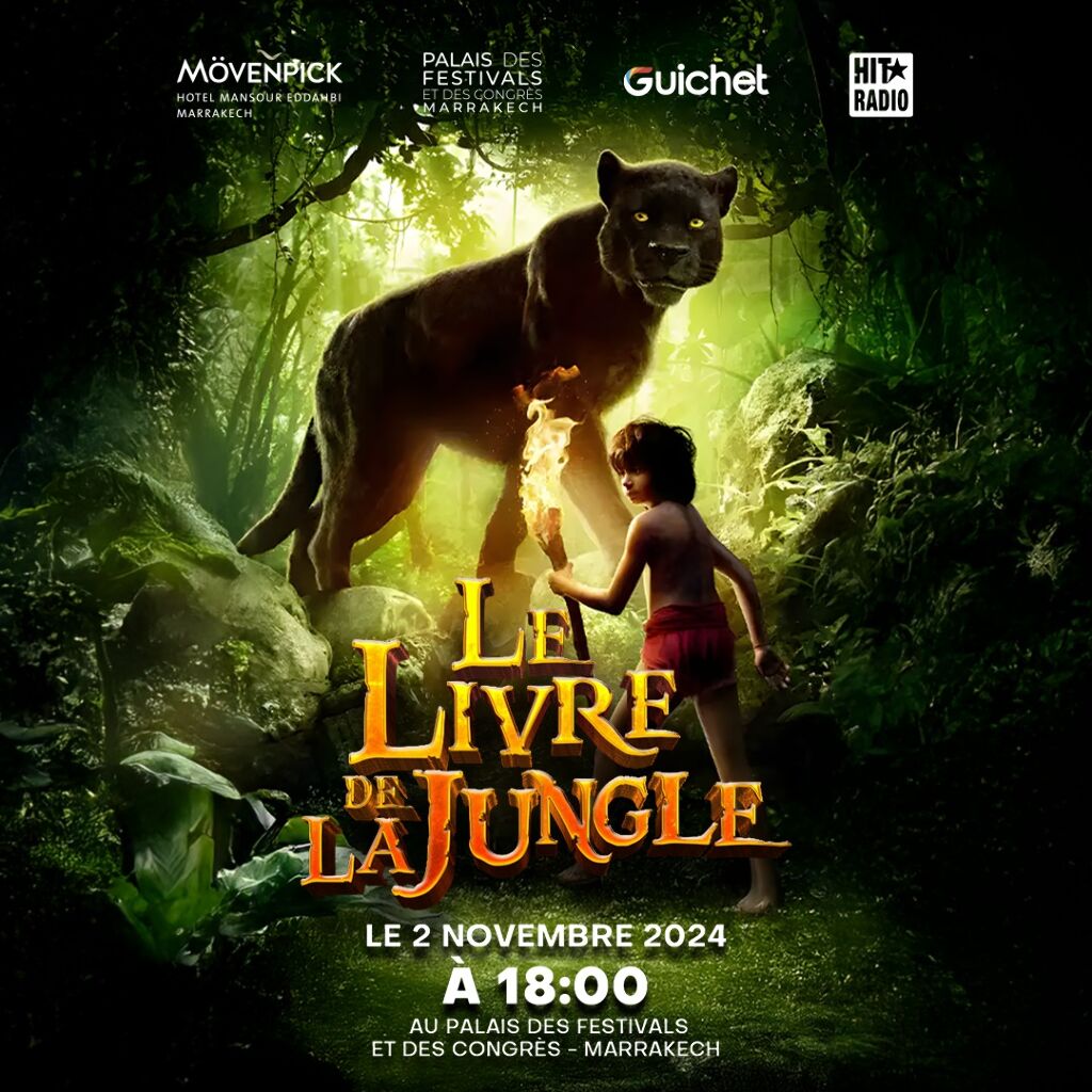 Affiche de Le Livre de la Jungle" à Marrakech