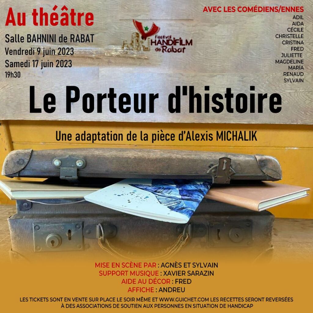 Affiche de Adaptation de la pièce « Le porteur d’histoire »