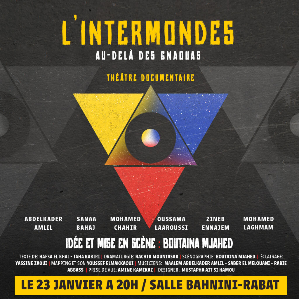 Affiche de L'intermondes au-Dela des Gnaouas