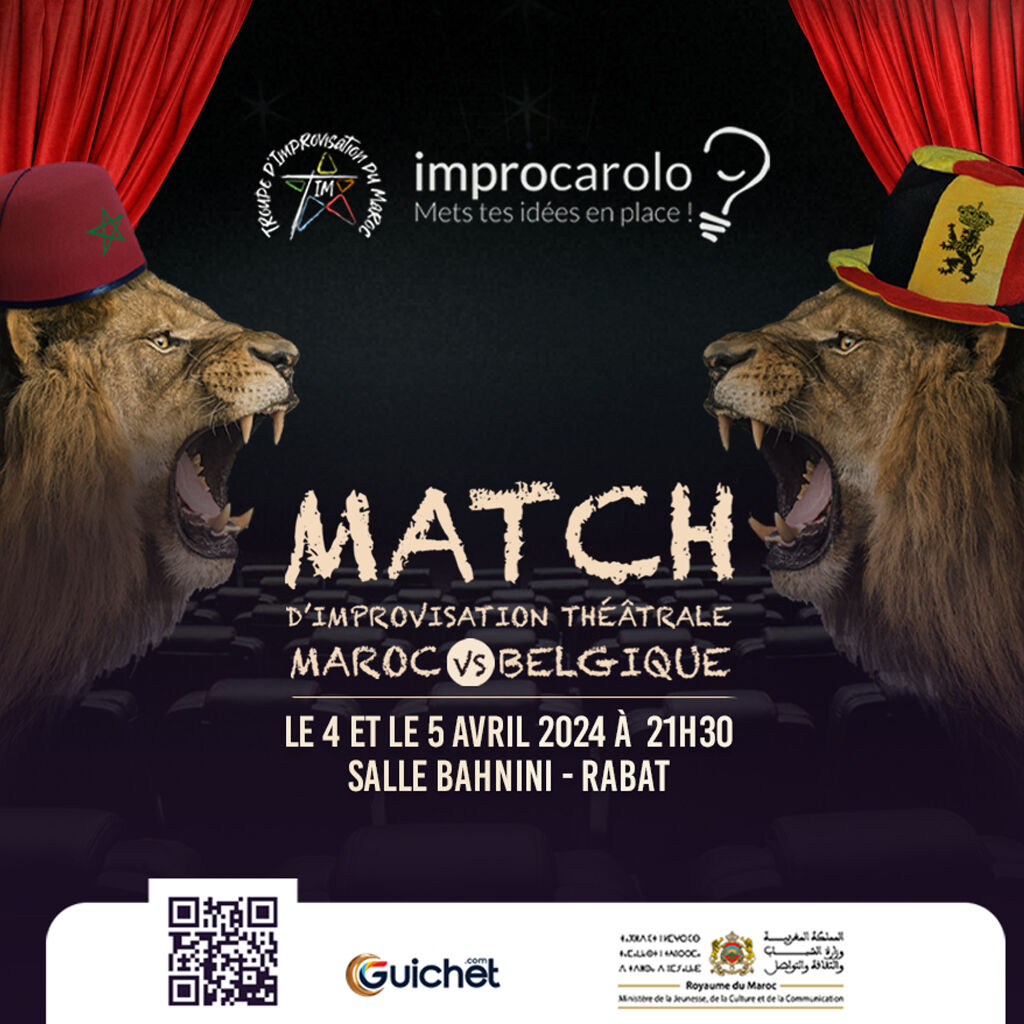 Affiche de Match D'improvisation Théâtrale