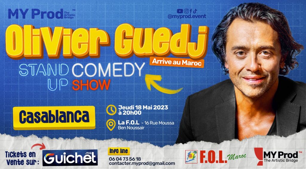 Affiche de OLIVIER GUEDJ a la Fol