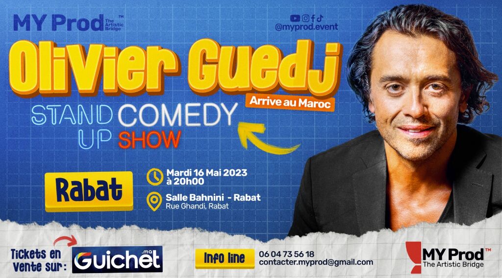 Affiche de OLIVIER GUEDJ a Rabat