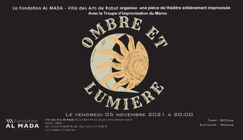 Affiche de Ombre et Lumière - Pièce de théâtre entièrement improvisée