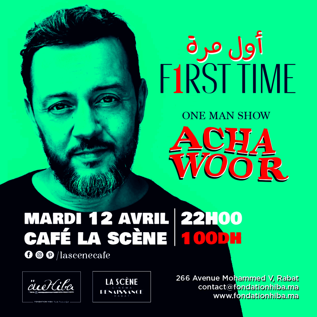 Affiche de One Man Show " First  time"
