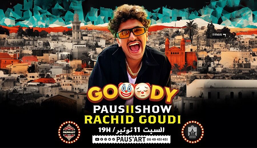 Affiche de Paus'art Show "Rachid Goudi"