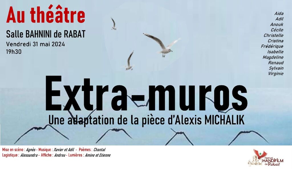 Affiche de Pièce de théâtre “Extra-Muros” - 31 mai
