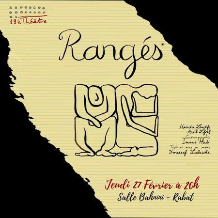 Affiche de Pièce de théâtre "RANGÉS" à Rabat