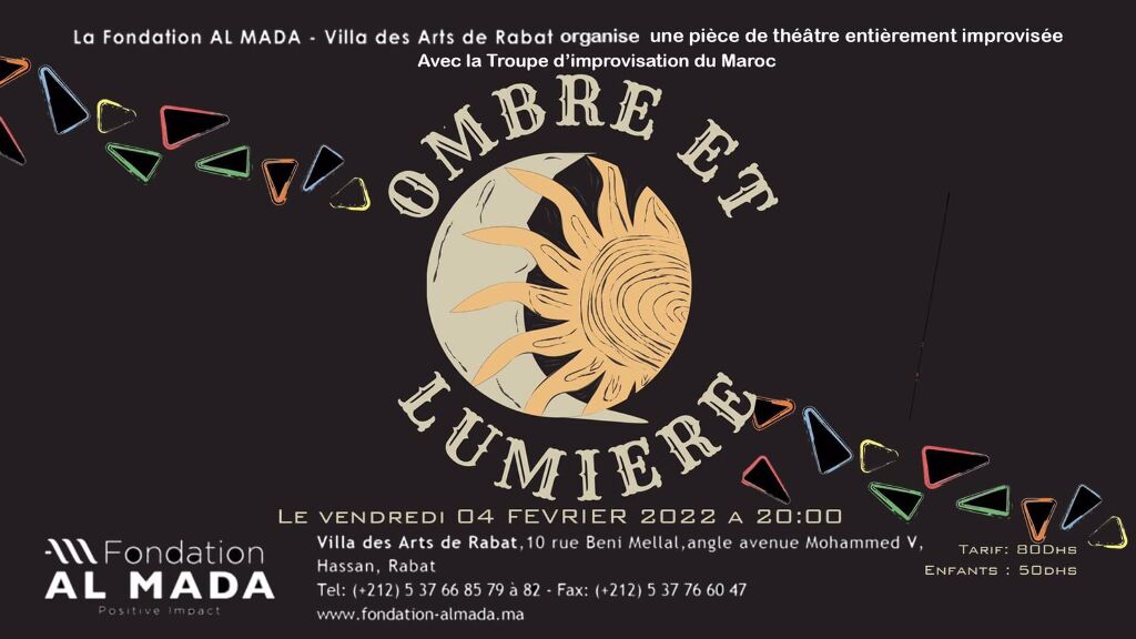 Affiche de Pièce Théâtrale : Ombre et Lumière