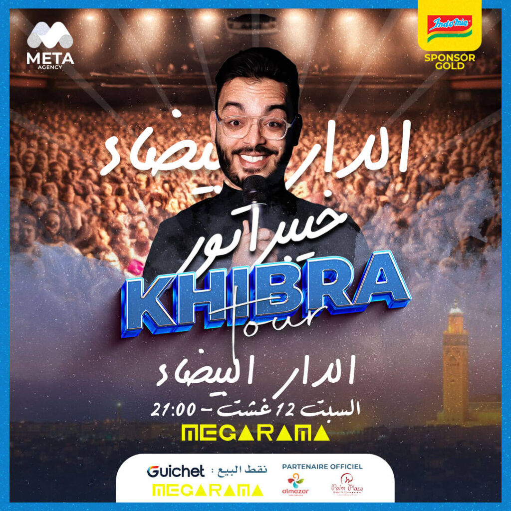 Affiche de Rachid Rafik "Khibra Tour" à Casablanca