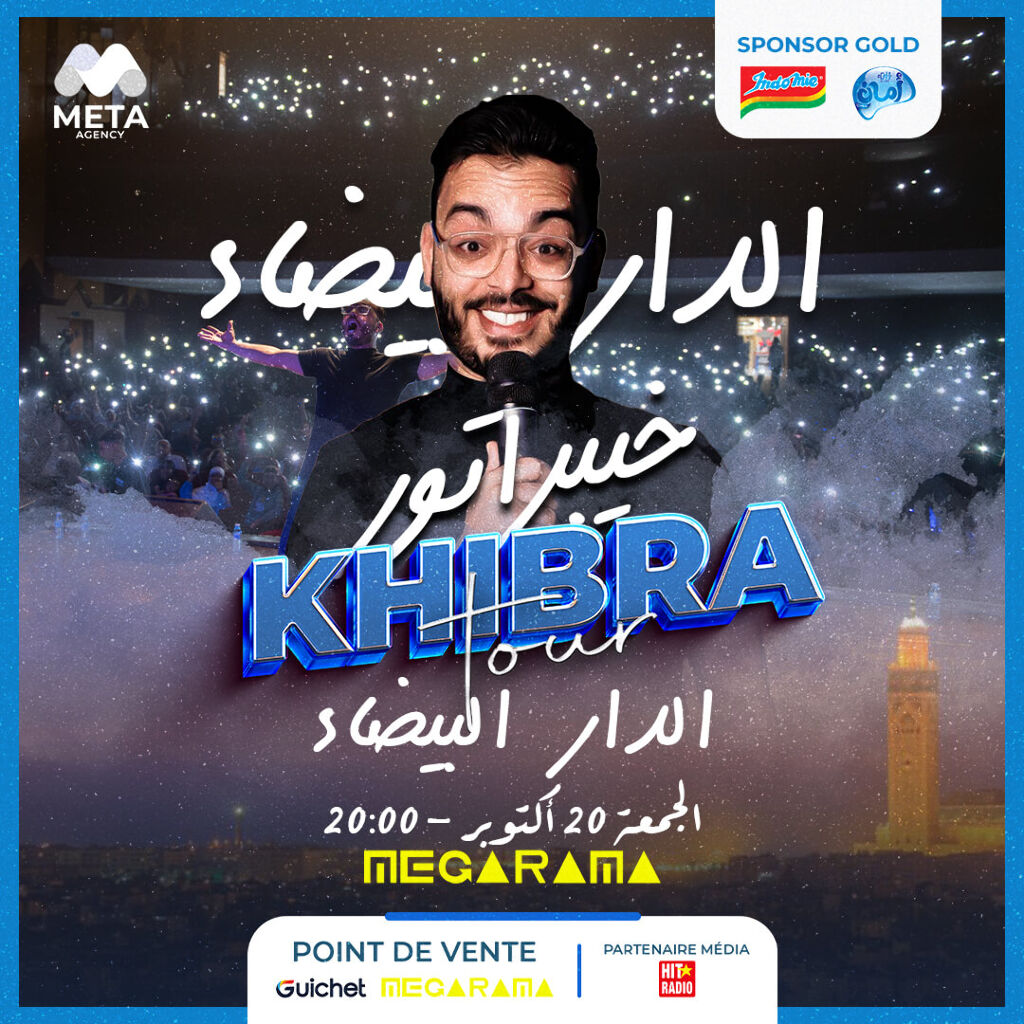 Affiche de Rachid Rafik "Khibra Tour" à Casablanca