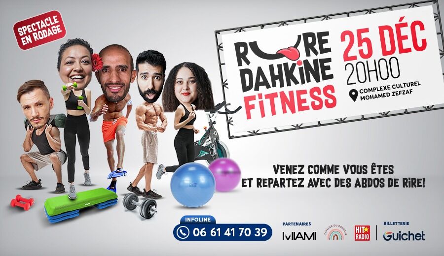 Affiche de RireDahkine : le rendez-vous humoristique à ne pas manquer !
