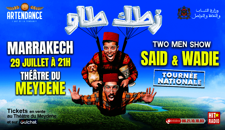 Affiche de Said & Wadie en tournée à Marrakech