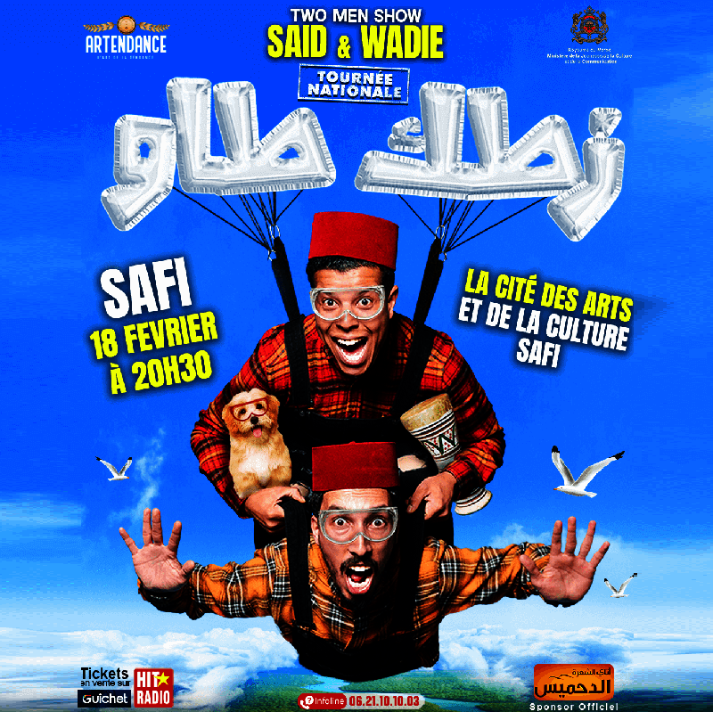 Affiche de Said & Wadie en tournée à Safi