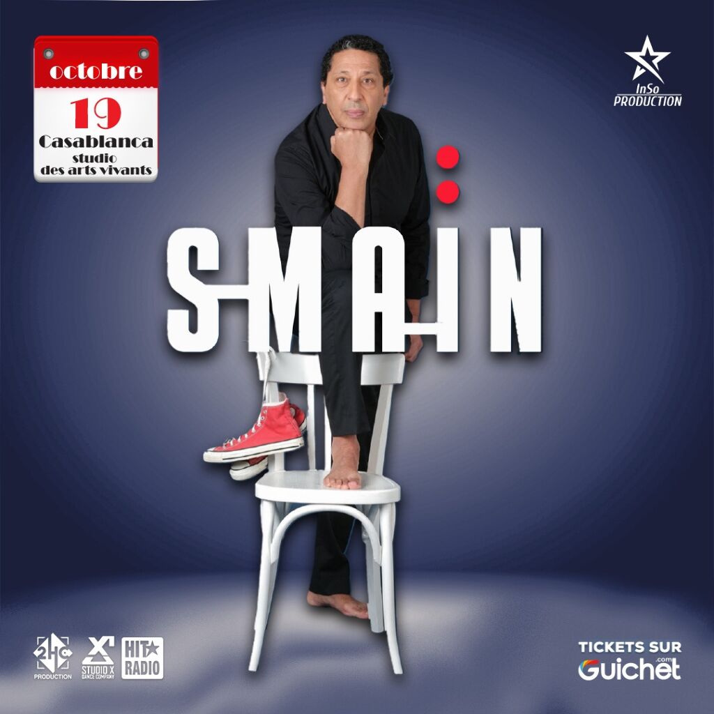Affiche de Smaïn la LEGENDE en tournée à Casablanca