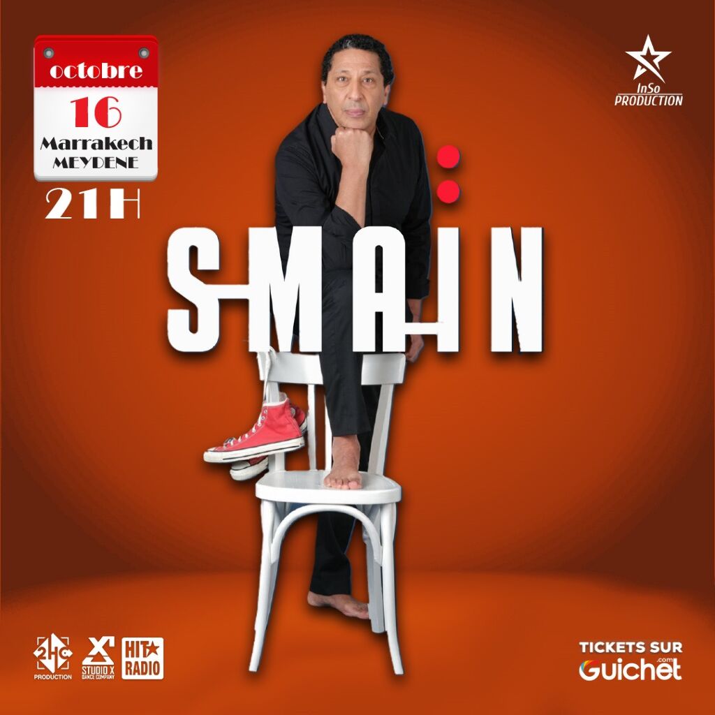 Affiche de Smaïn la LEGENDE en tournée à Marrakech