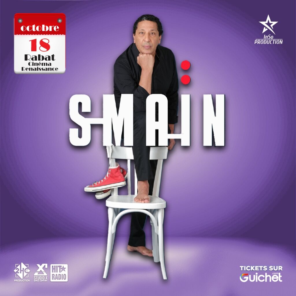 Affiche de Smaïn la LEGENDE en tournée à Rabat