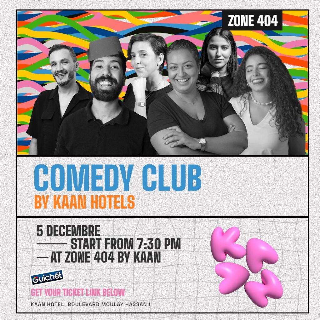 Affiche de Soirée Stand-Up au Kaan Hôtel