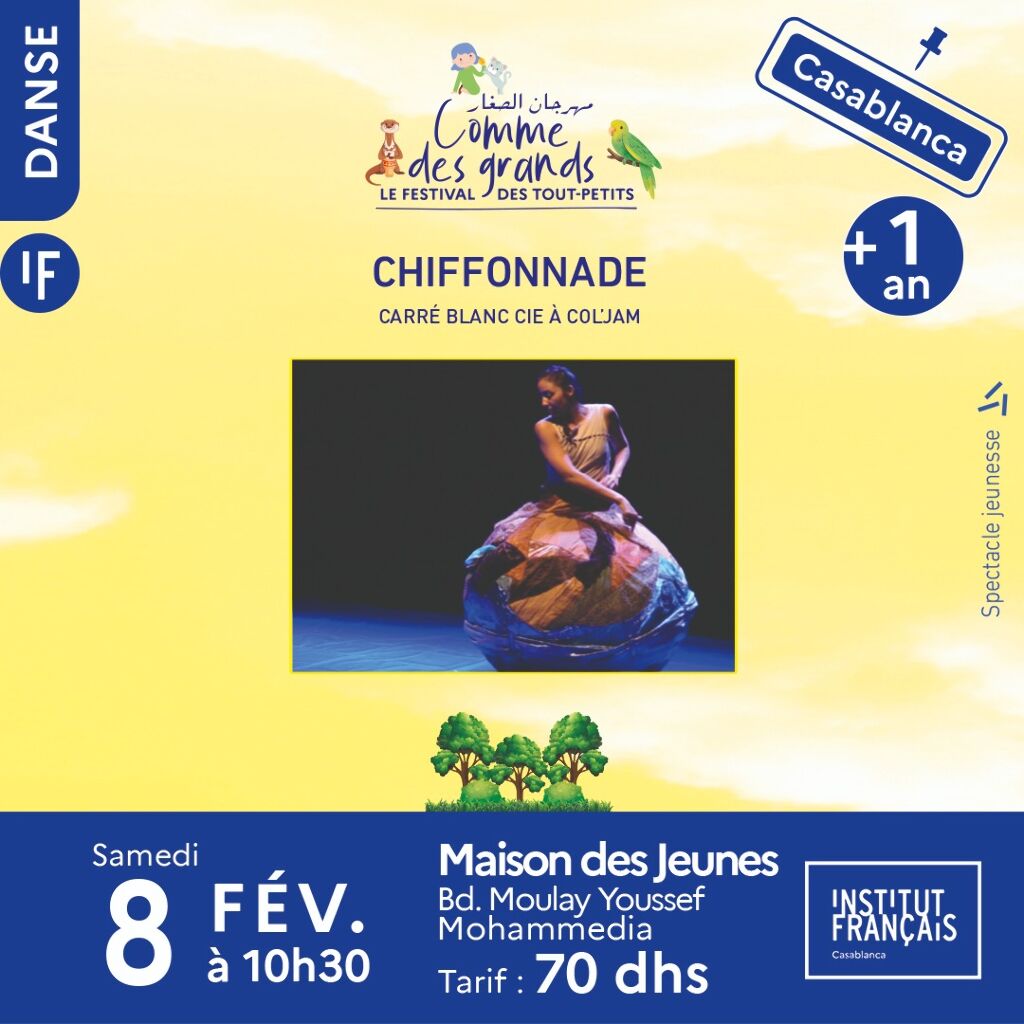 Affiche de Spectacle Chiffonnade à Casablanca