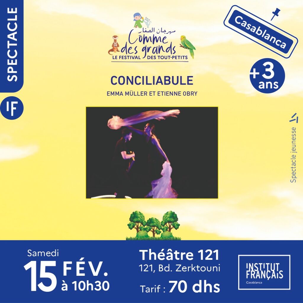 Affiche de Spectacle Conciliabule à Casablanca