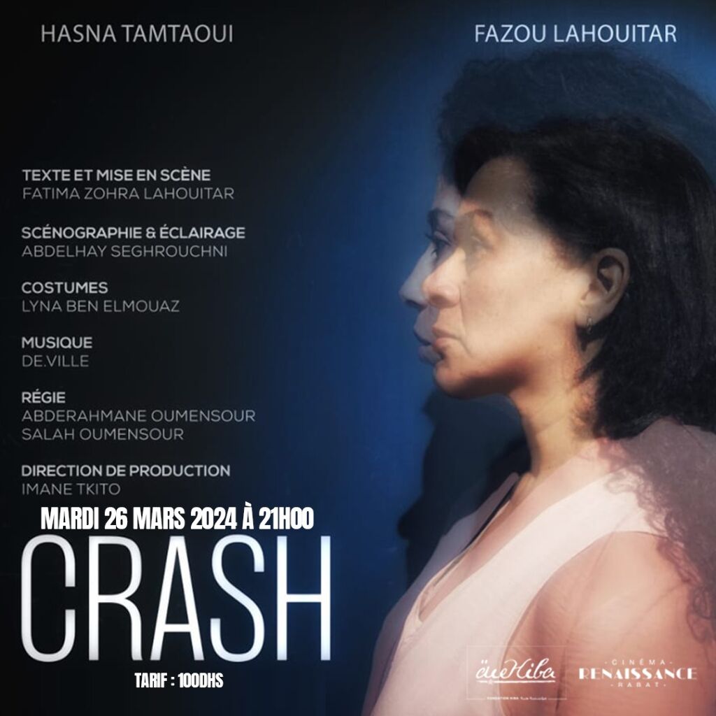 Affiche de Spectacle "CRASH" à Rabat