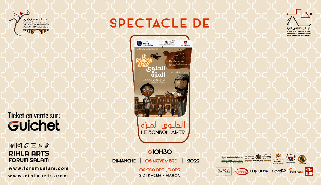 Affiche de Spectacle de " LE BONBON AMER "
