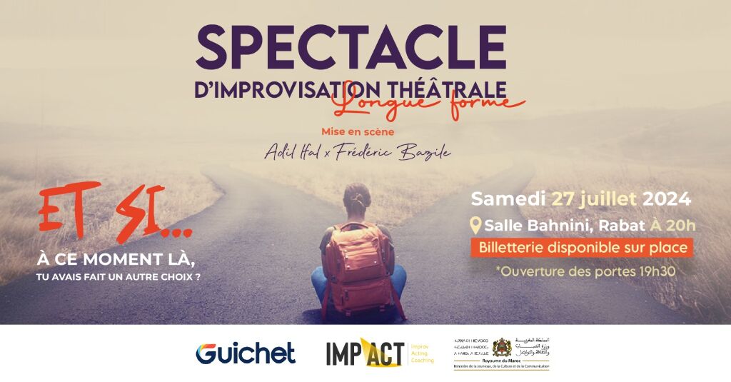 Affiche de Spectacle d'improvisation théâtrale