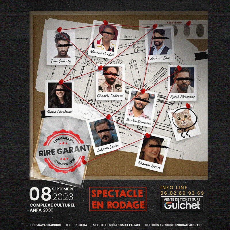 Affiche de Spectacle EN RODAGE à Casablanca