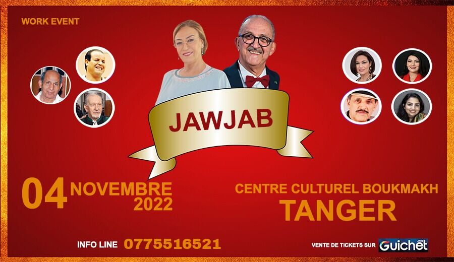 Affiche de Spectacle JAWJAB à Tanger