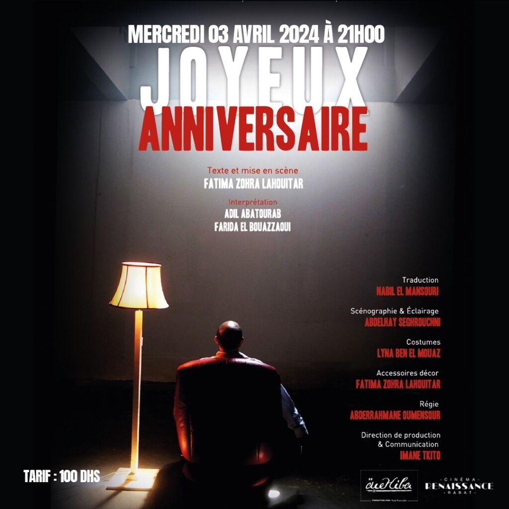 Affiche de Spectacle "Joyeux Anniversaire"