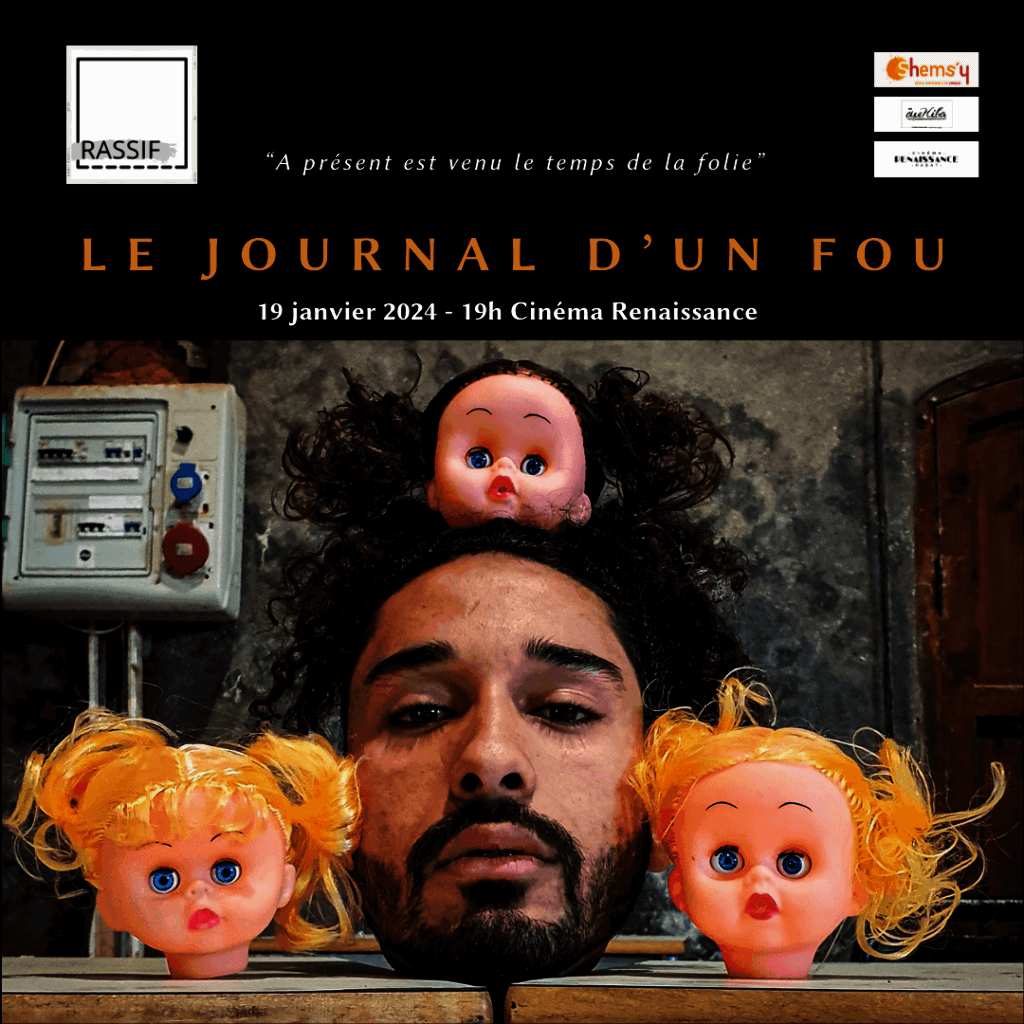 Affiche de Spectacle "Le Journal d'un Fou" à Rabat