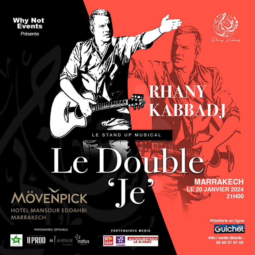 Affiche de Stand up Musical - Le Double 'Je' à Marrakech