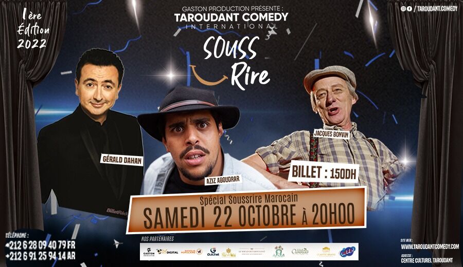 Affiche de Taroudant Comedy - Les Pieds Nus dans la Neige