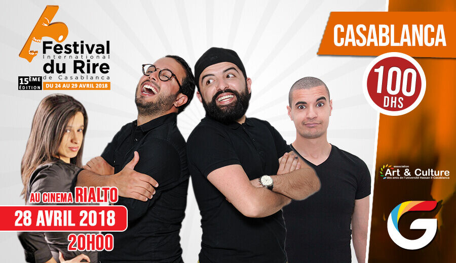 FESTIVAL INTERNATIONAL DU RIRE CASABLANCA : Les inqualifiables, Hakima Atrassi et Amin Dridi
