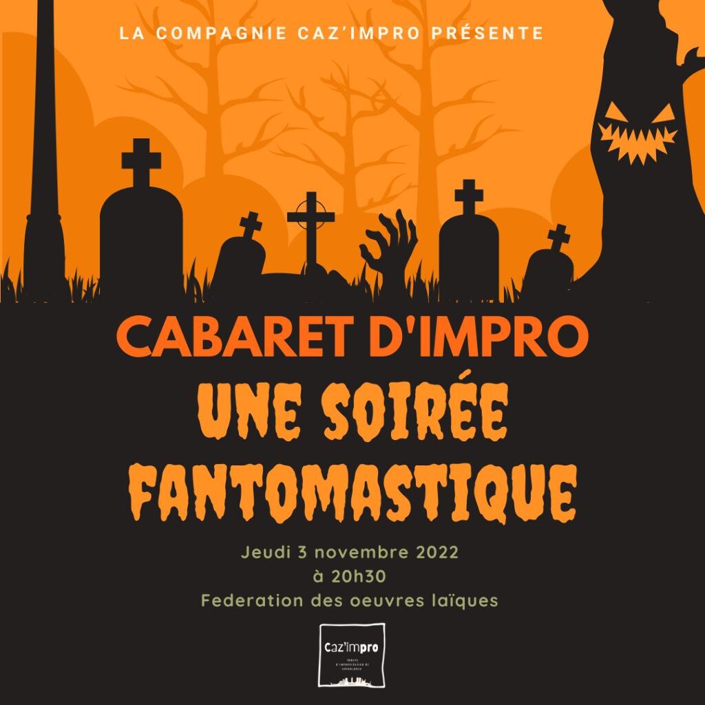 Affiche de Cabaret D'improvisation Théâtrale