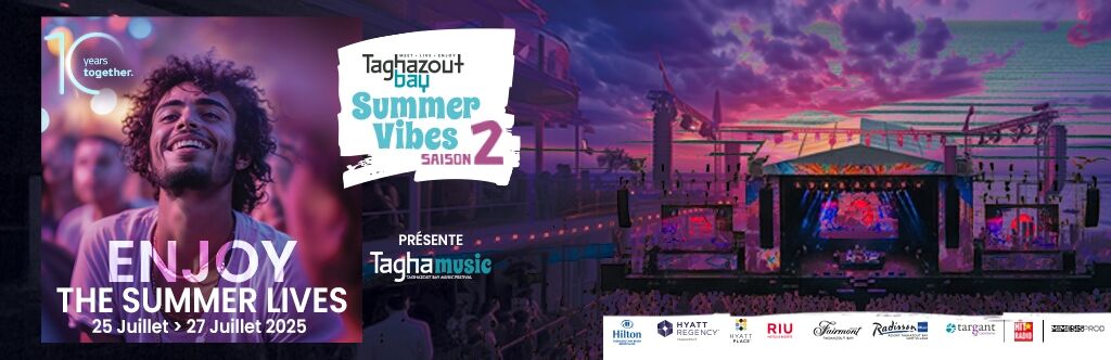 Poster for TaghaMusic Festival 2026 in Taghazout Bay